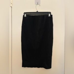 Mango Ribbed Pencil Skirt